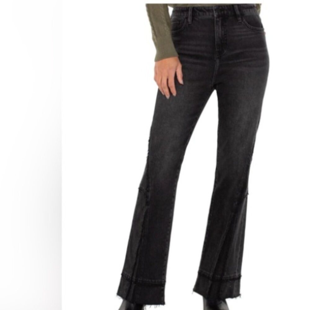 Liverpool Los Angeles Hannah High Rise Flare Jeans Mooreland 8/29 Denim